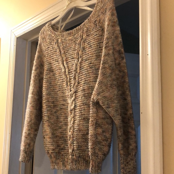 Jessica Simpson multi-colored knit crop sweater. Size Medium. This is a reposh. - Picture 2 of 2